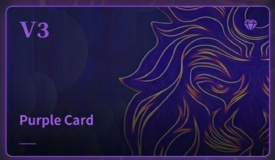 紫钻会员 Card Background